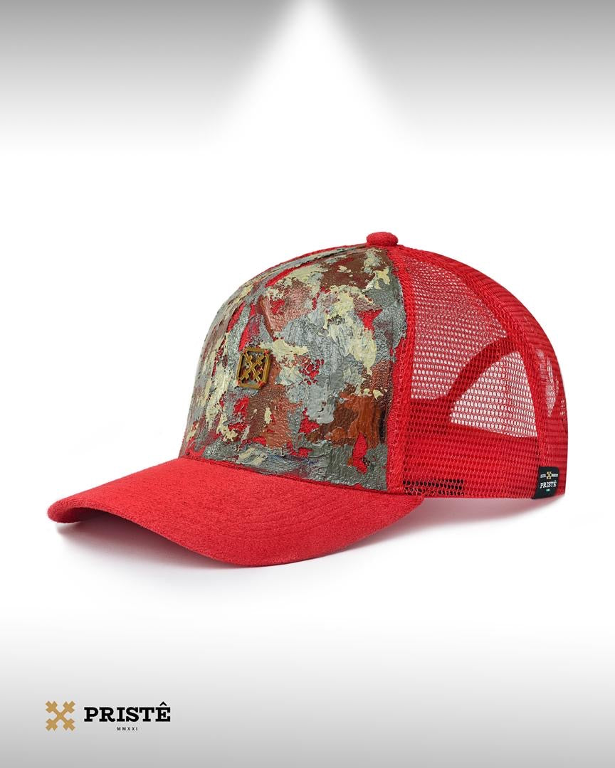 Red Painted Cap