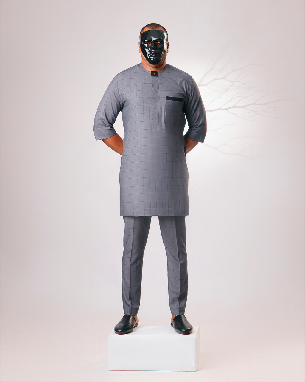 Stone Grey Kaftan