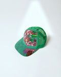 Green Hand-Painted Cap - GRPC02