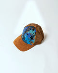Brown Hand-Painted Cap