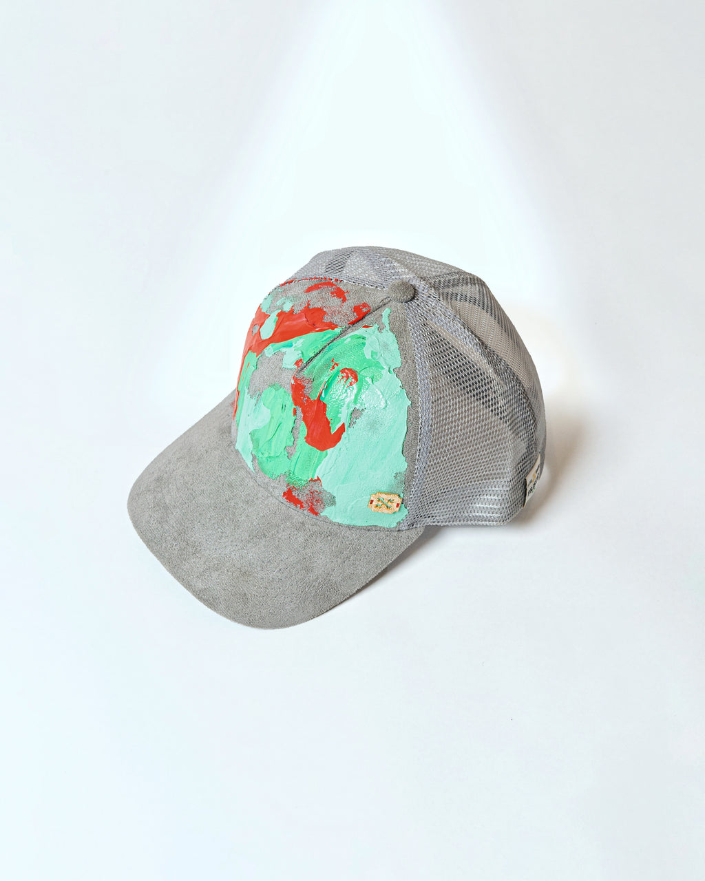 Grey Hand-Painted Caps