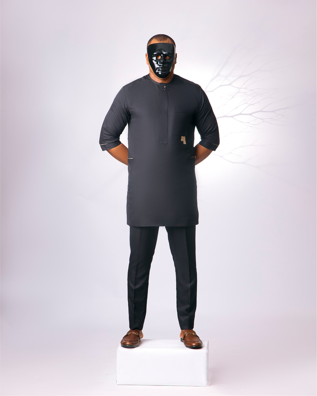 Obsidian Black Kaftan