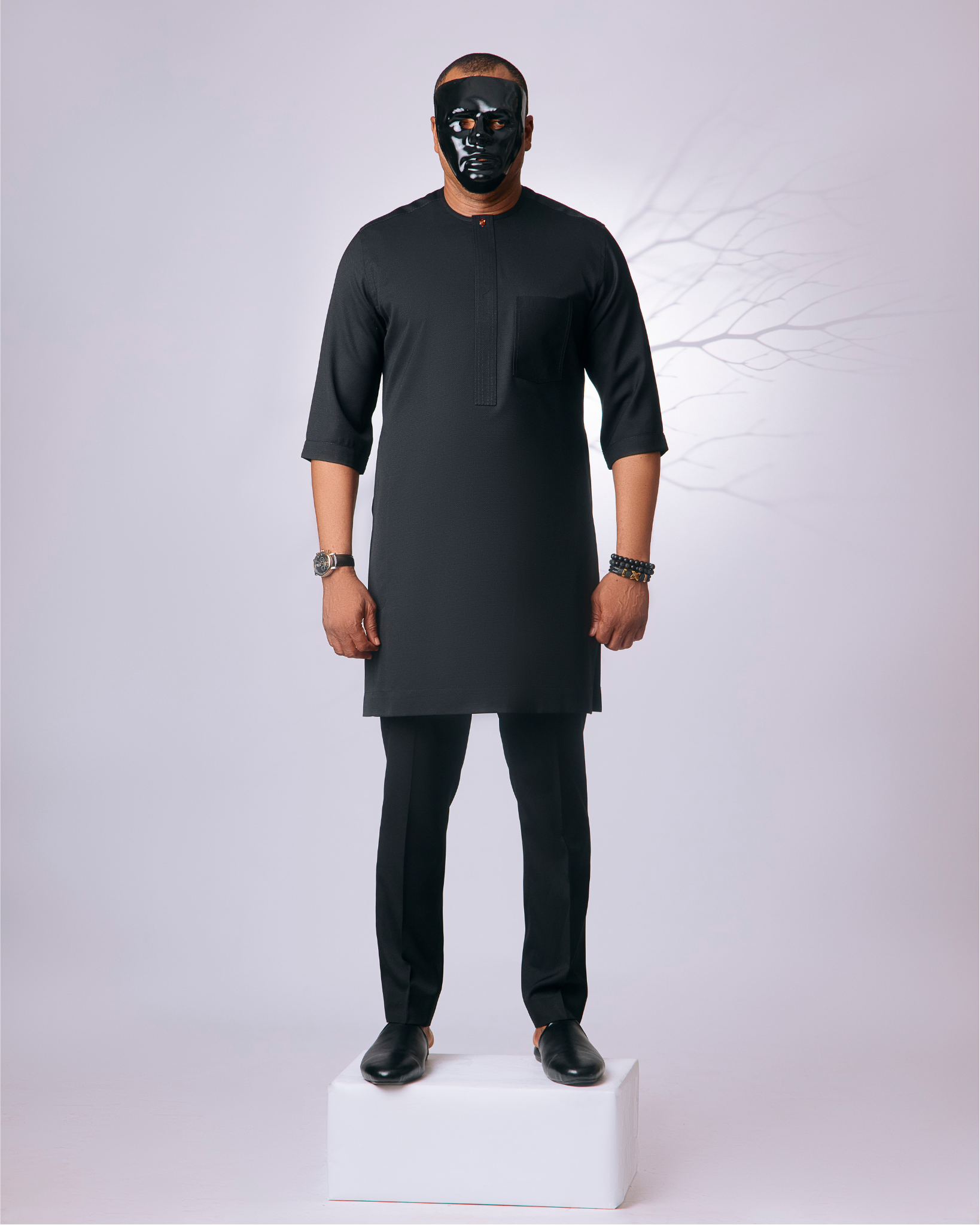 Raven Black Kaftan