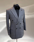 Grey Striped Suit (Double Breasted)