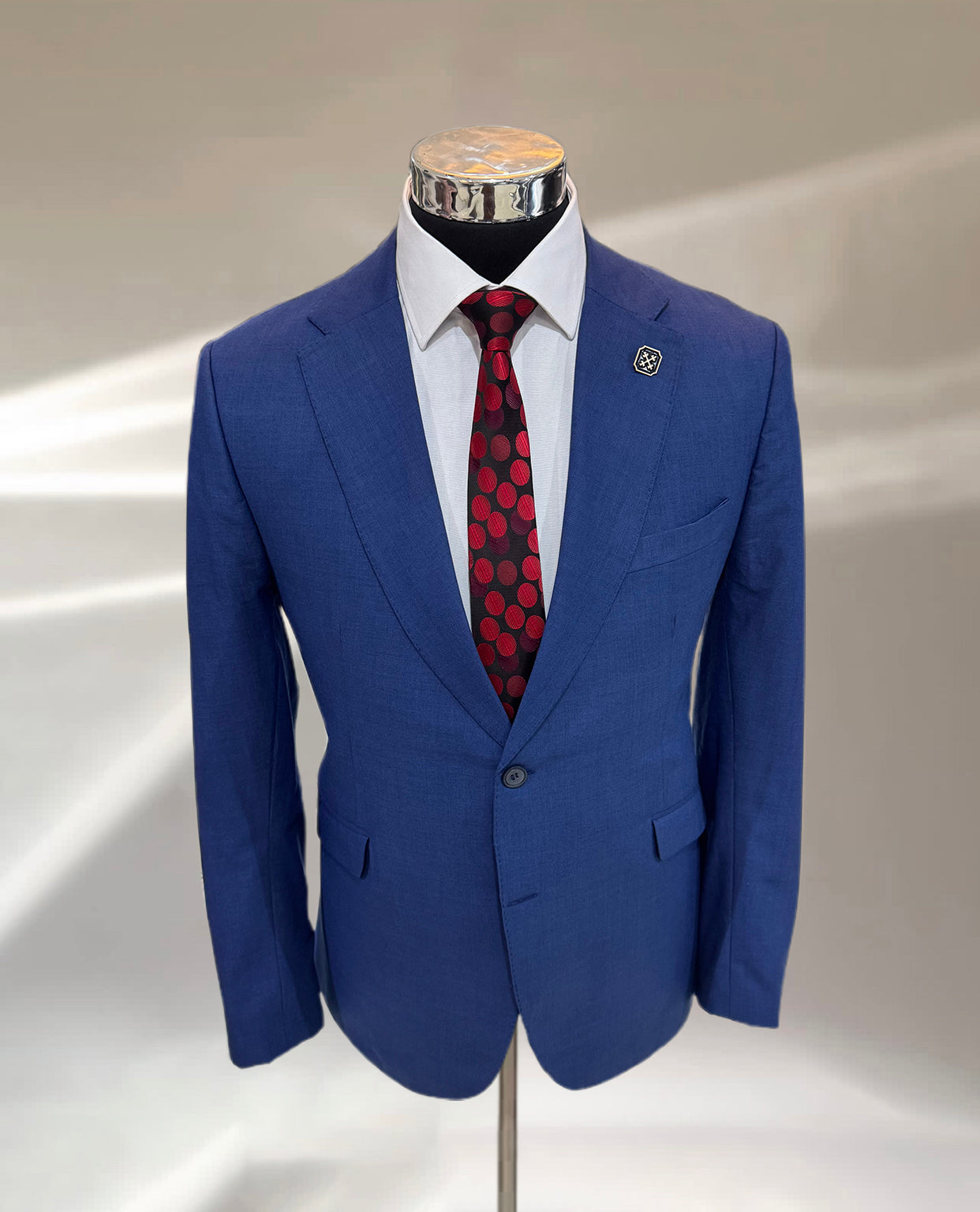 Plain Blue Formal Suit (Single Breasted)