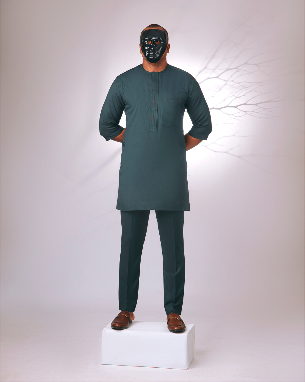 Teal Green Kaftan
