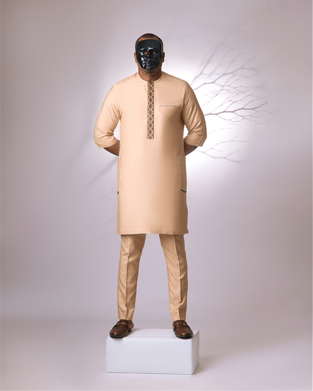 Beige Kaftan