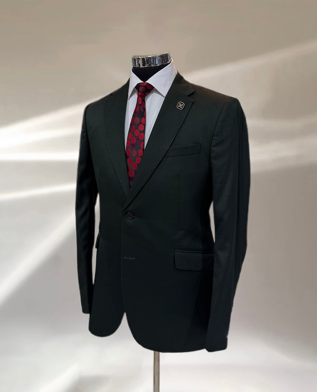 Plain Black Formal Suit (Single Breasted)