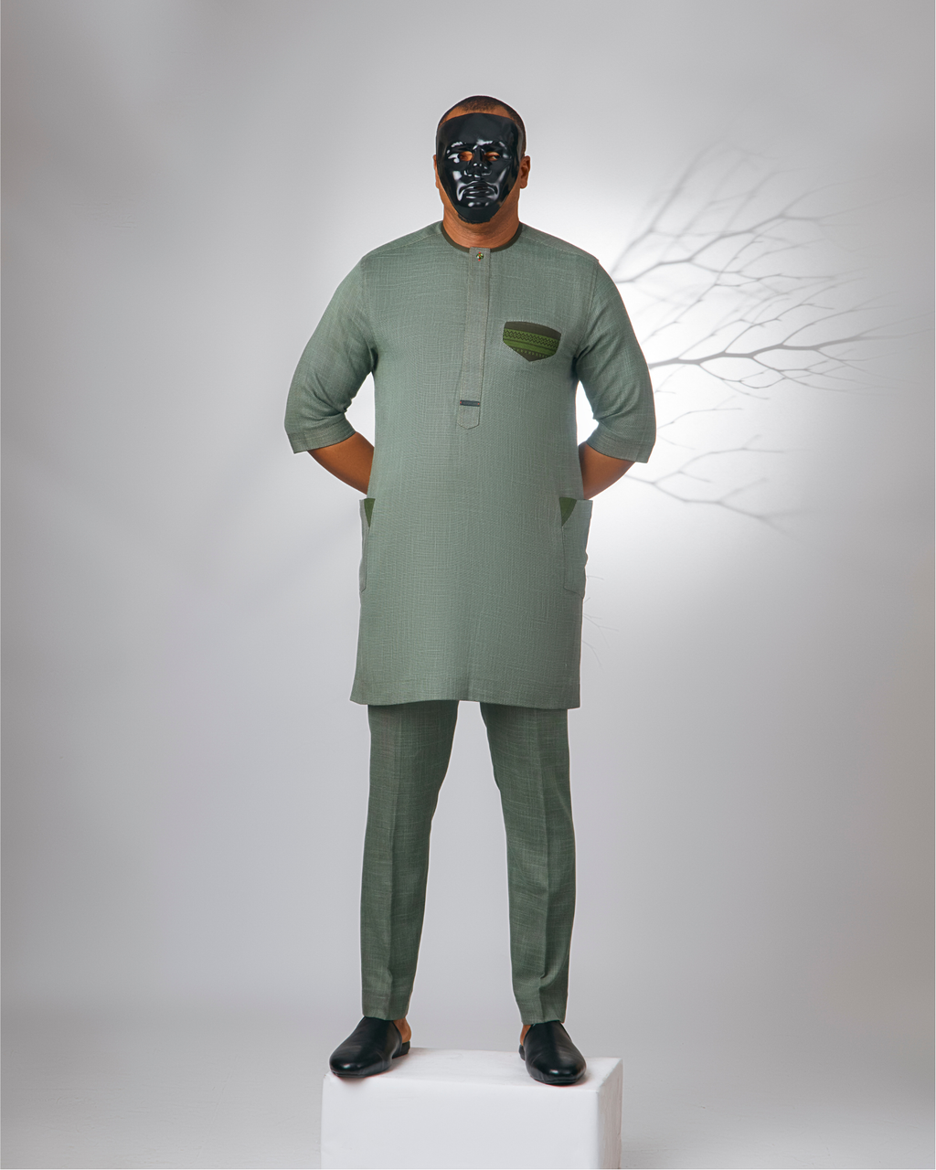 Olive Green Kaftan