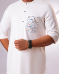 Pearl-White Kaftan