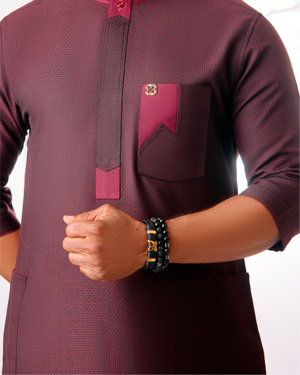Maroon Kaftan