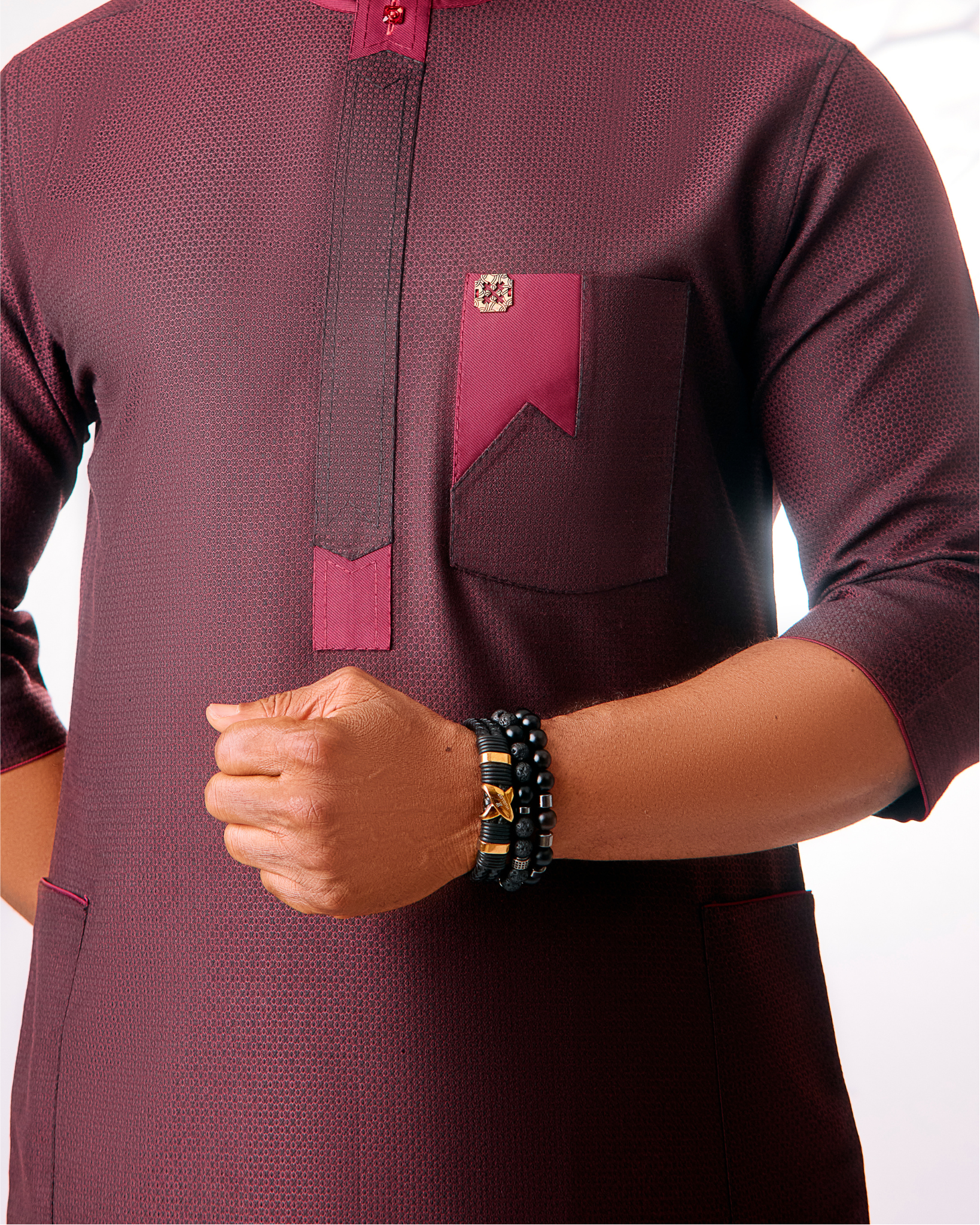 Maroon Kaftan