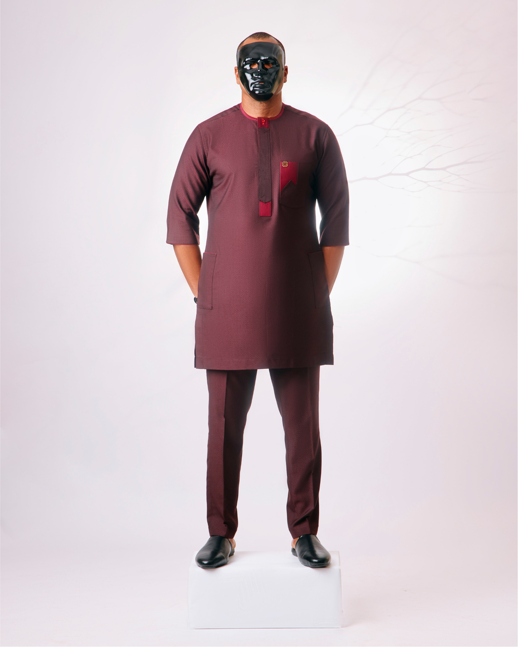 Maroon Kaftan