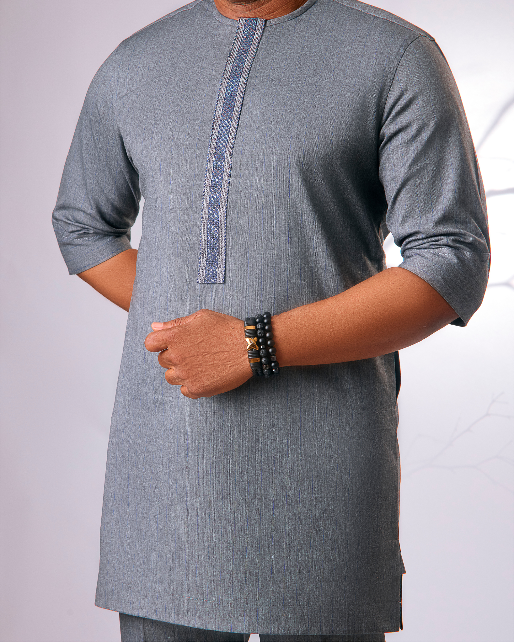 Slate Grey Kaftan