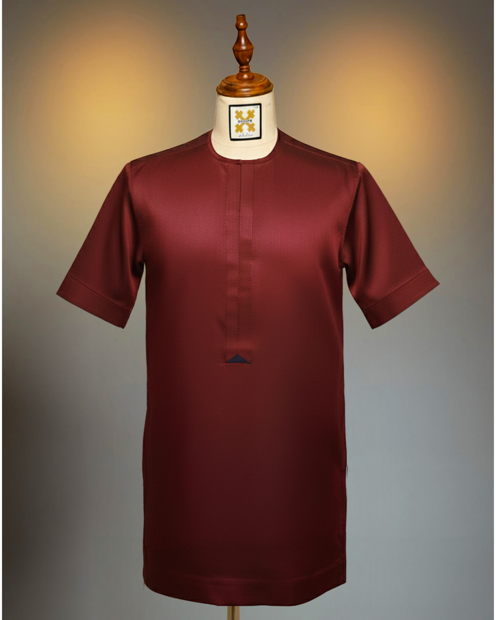 Garnet-Red Kaftan