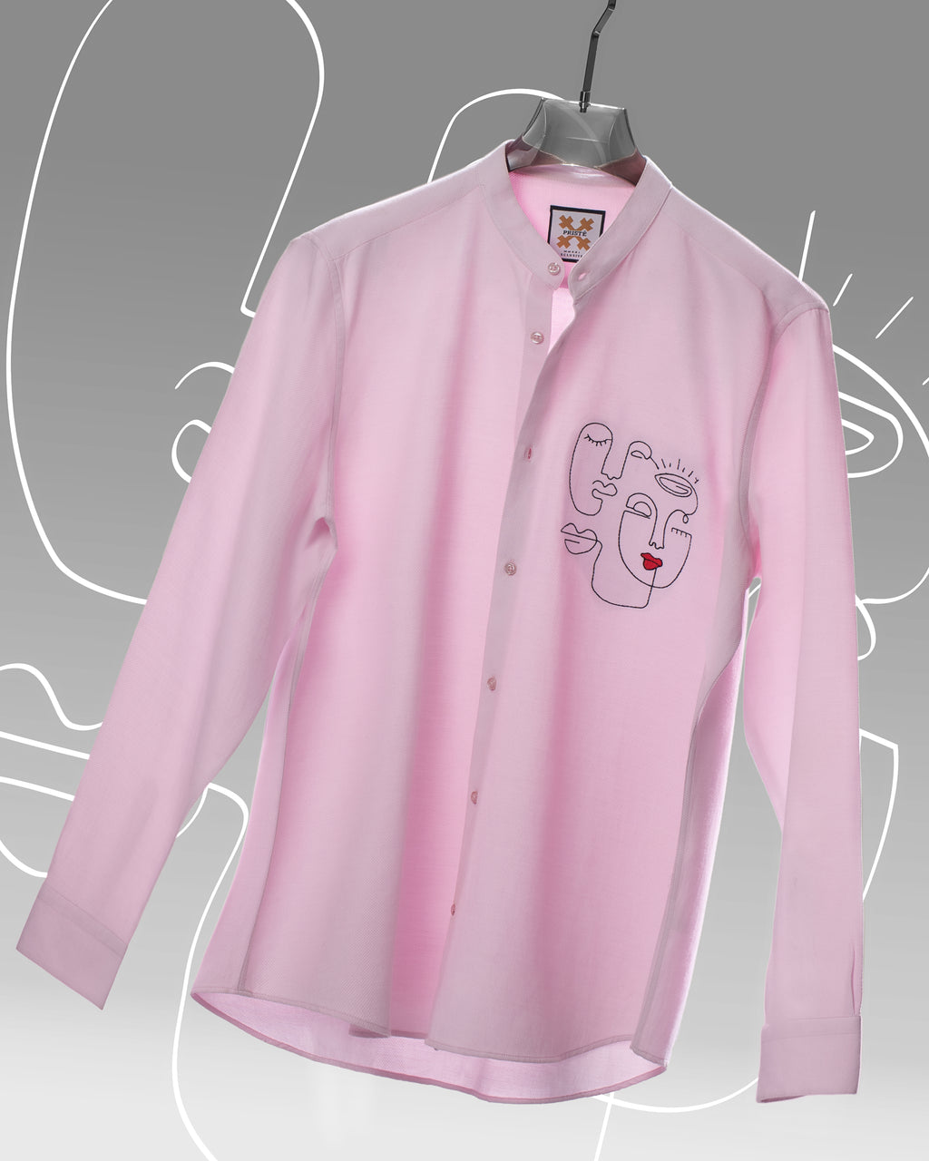 Pink threaded Shirts