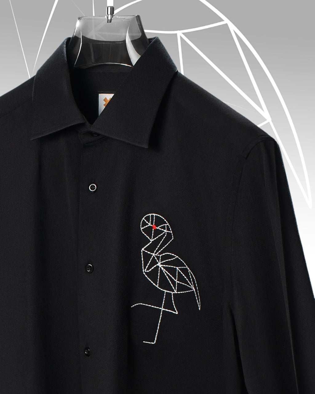Black Threaded Shirt
