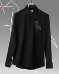 Black Threaded Shirt