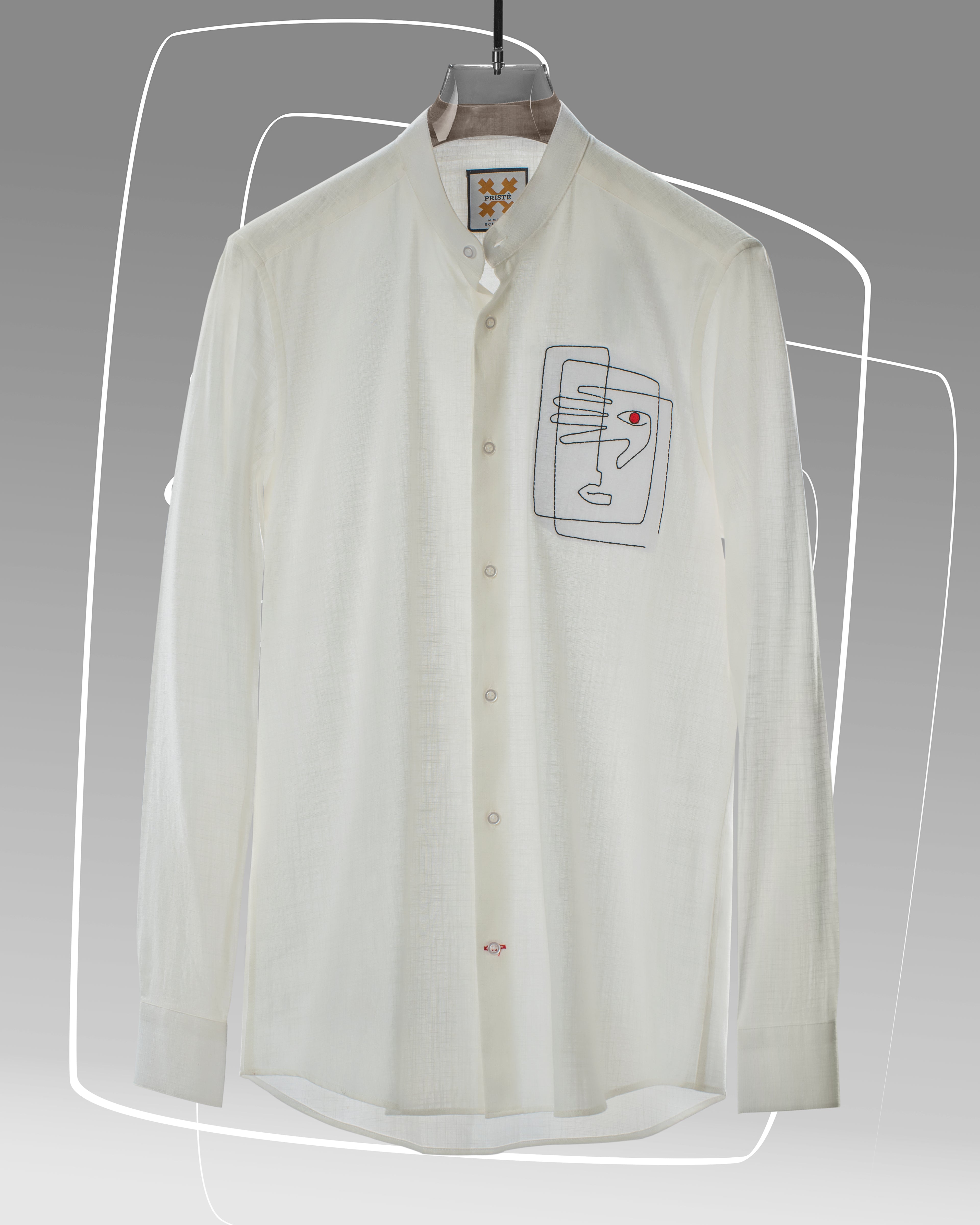 Milked Threaded Shirt