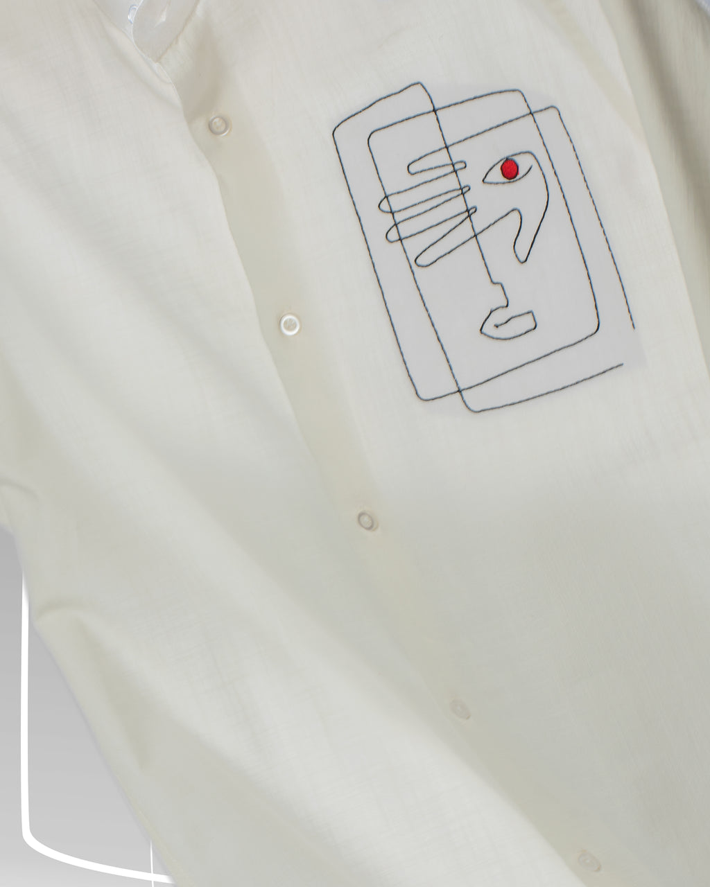 Milked Threaded Shirt