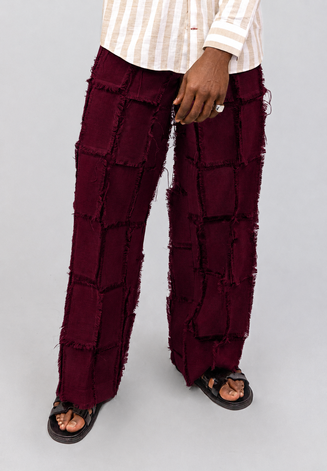 Male Jagged Pants