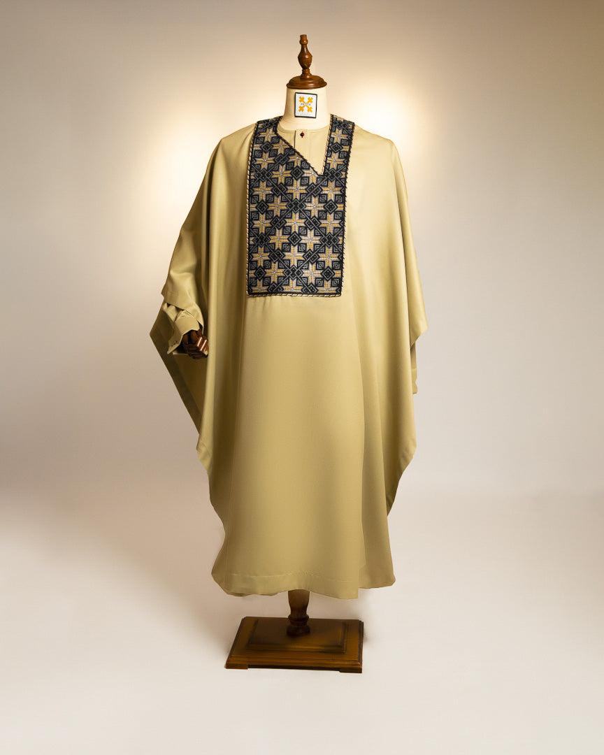 Beige Agbada