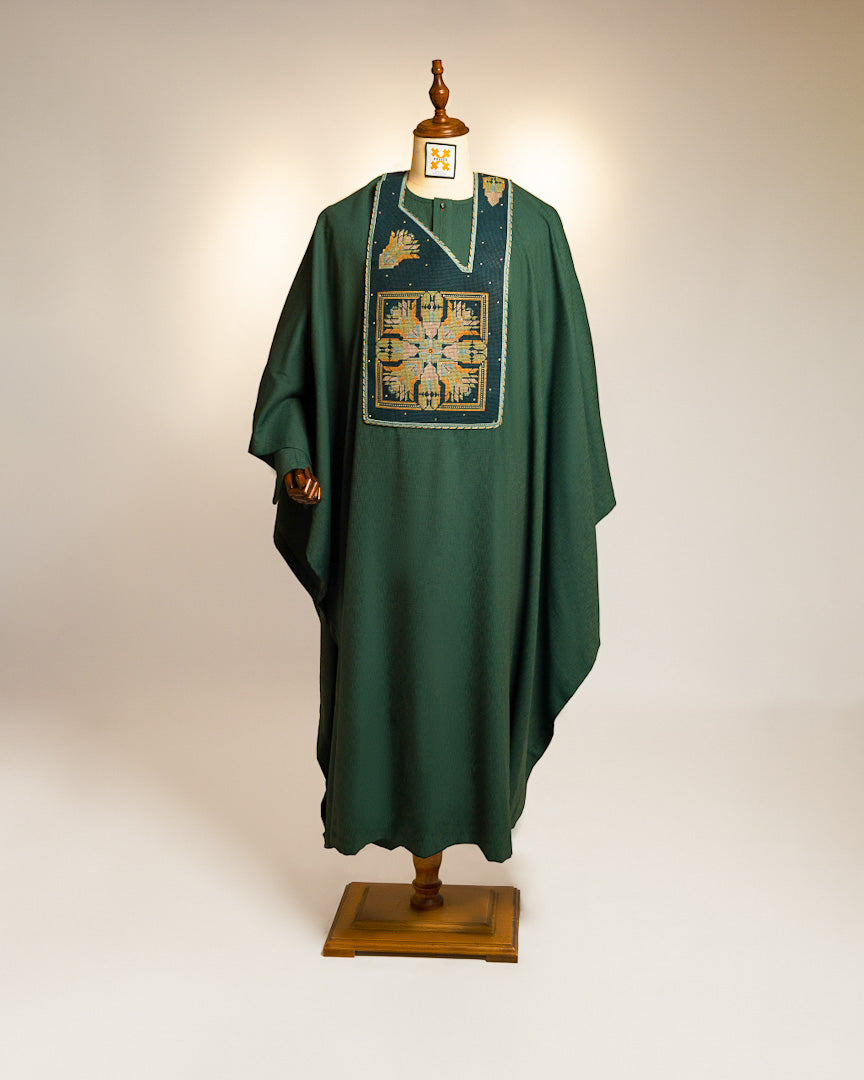 Olive Green Agbada