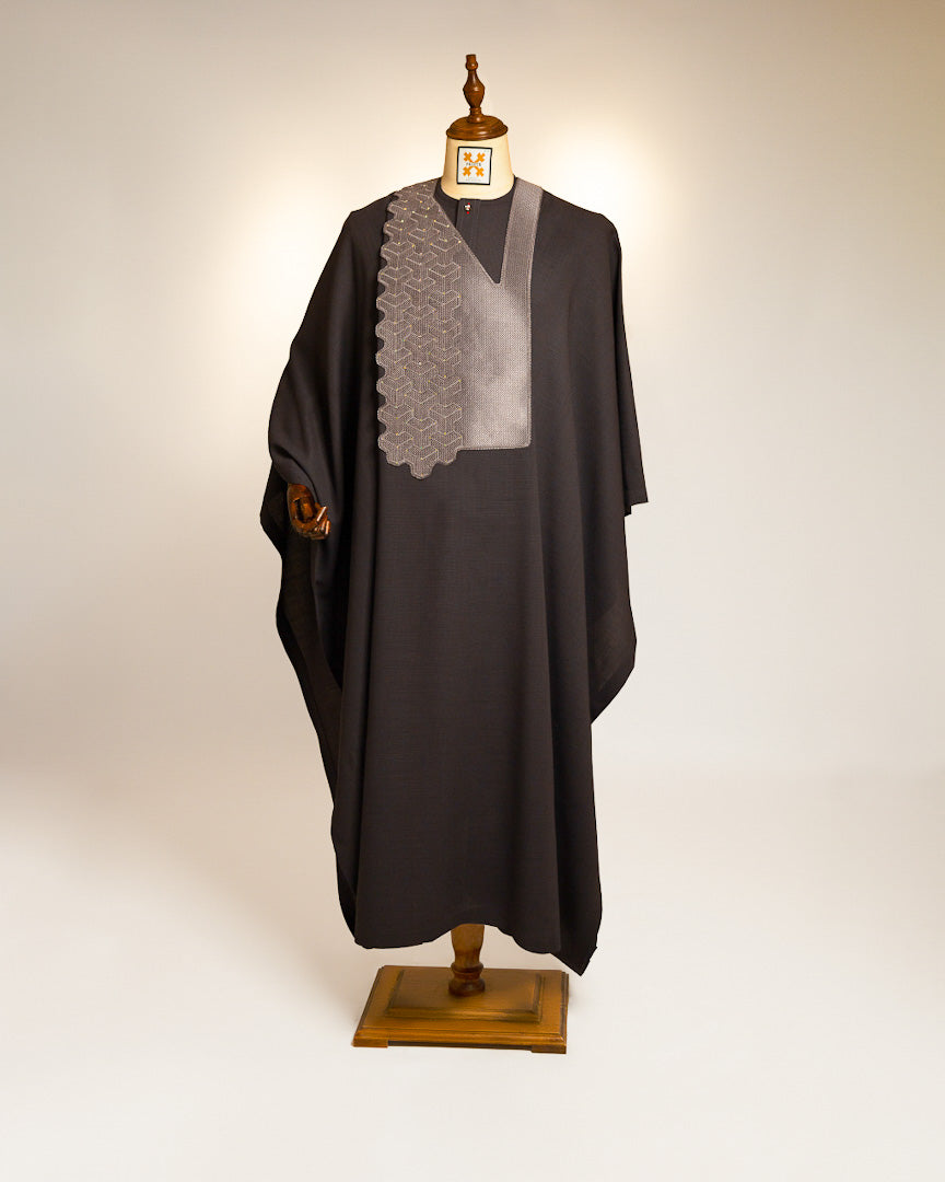 Oil Black Agbada