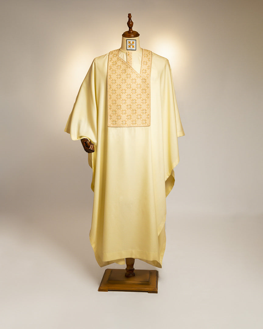 Cream Agbada