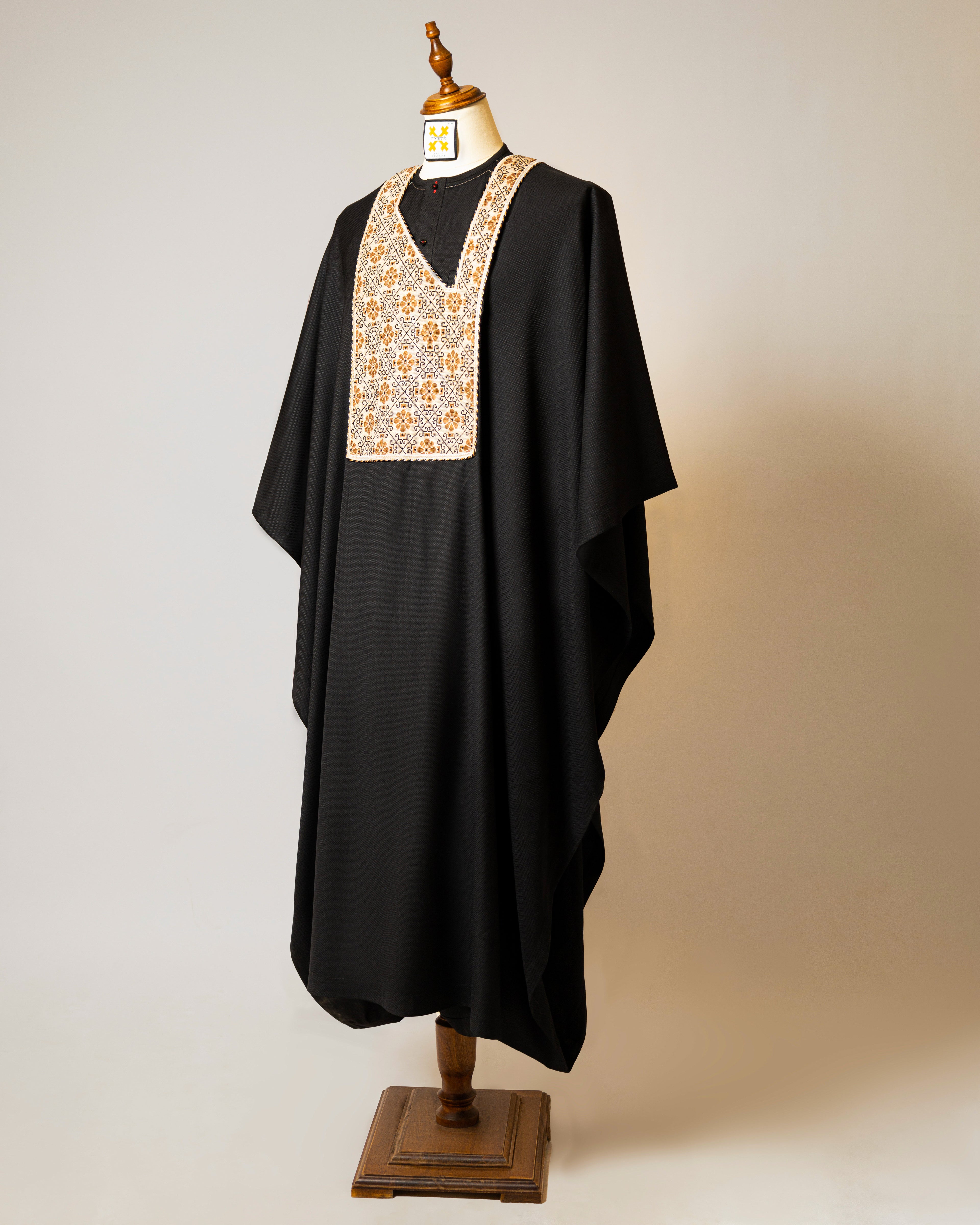 Obsidian Black Agbada