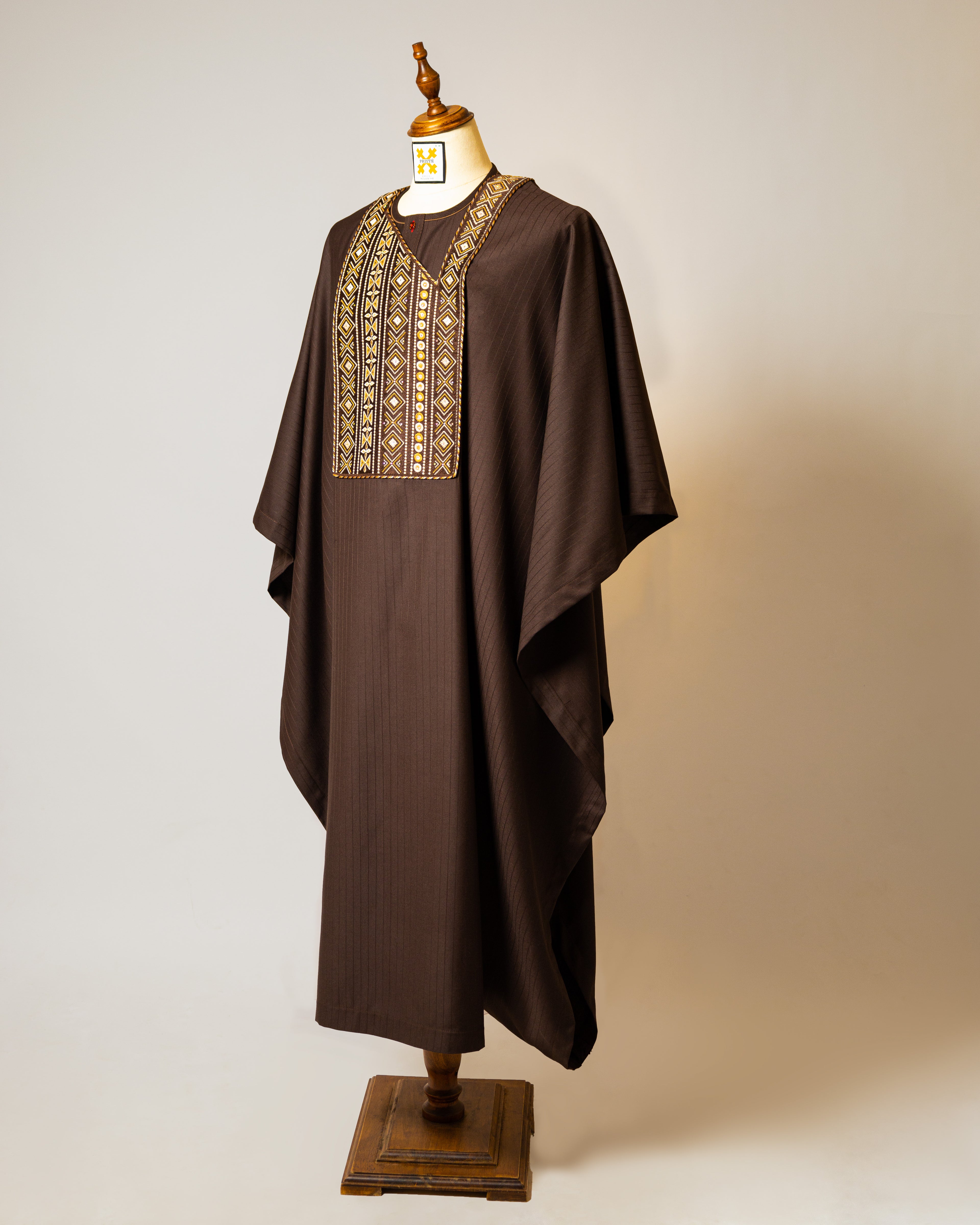 Brown Agbada