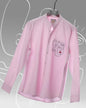 Triple Faced Pink Threaded Shirt