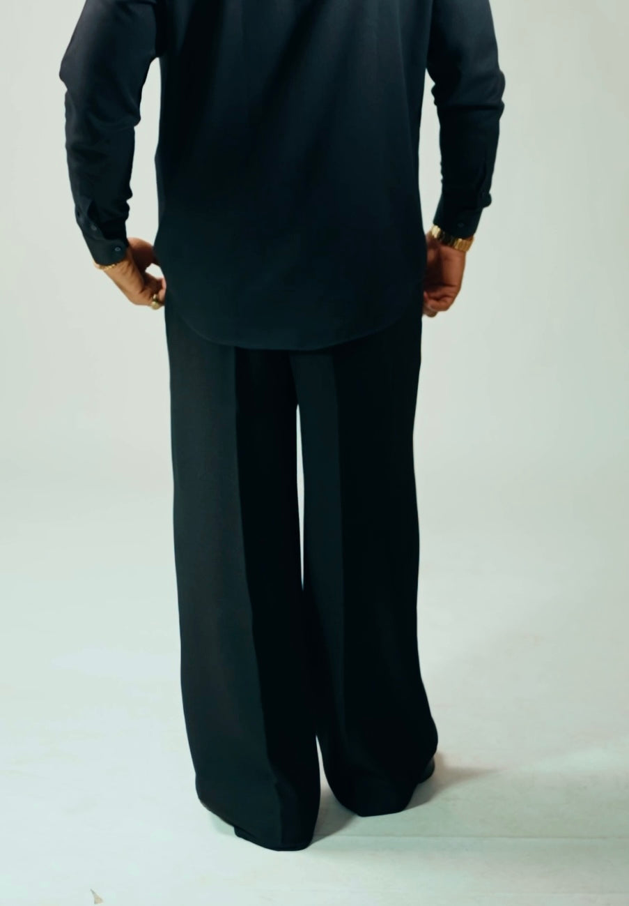 Black Georgette pants